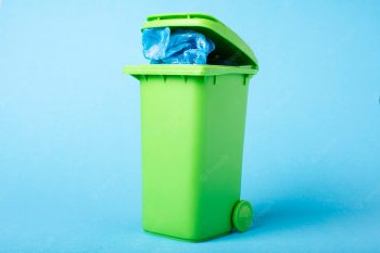 What is Green dustbin used for?