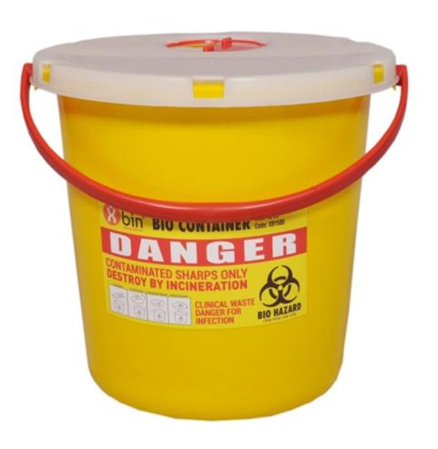 image showing the product Bio Hazard Biomedical Waste Bin Container from xbin