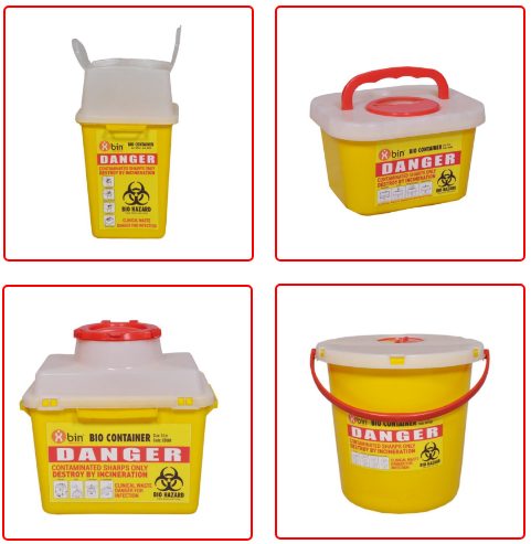 image displaying Sharps and Biohazard Waste Containers product