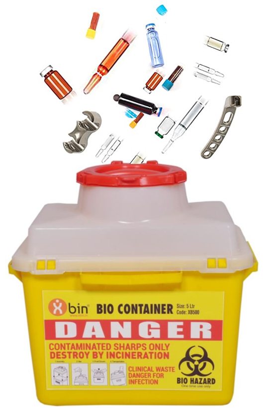 Image showing Bio-Medical Sharps Container Manufacturer & Supplier in India